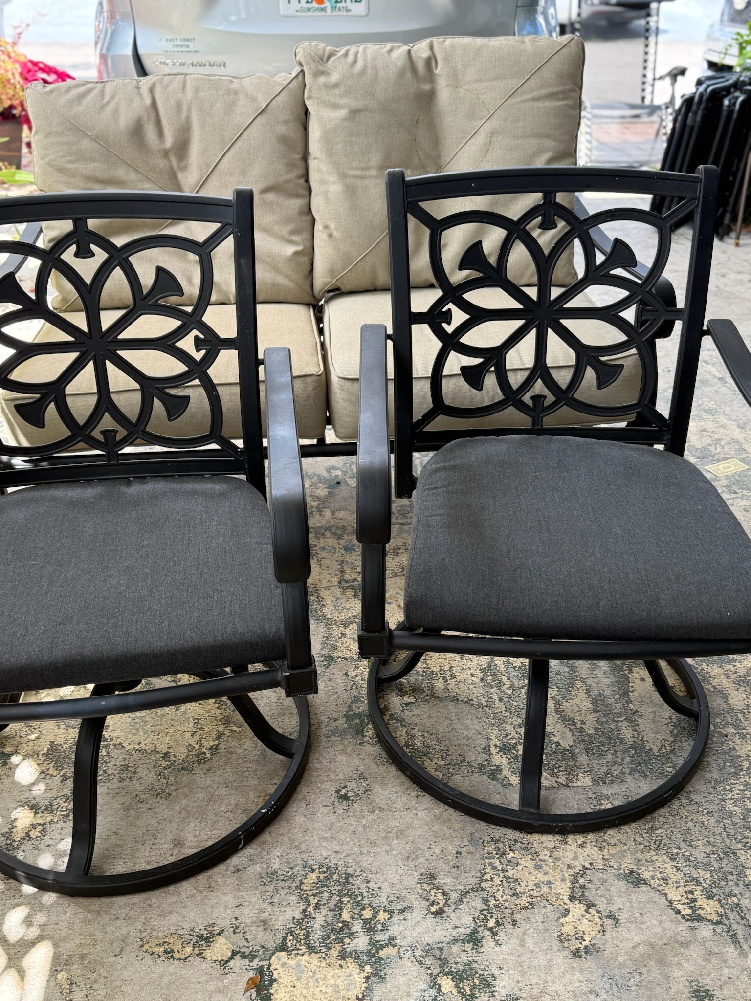 $160 Patio Set Aluminium