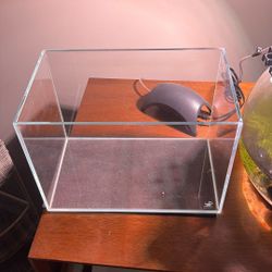 3gallon Thick Glass Rimless Fish tank!!!