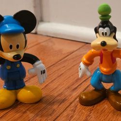 Mickey And Goofy Disney Figures