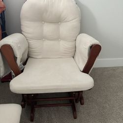 Rocking Chair With Leg Rest