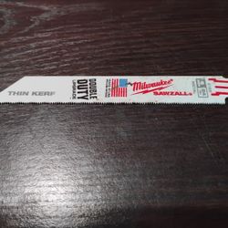 Milwaukee Sawzall Blade Thin Kerf 6-in Metal
