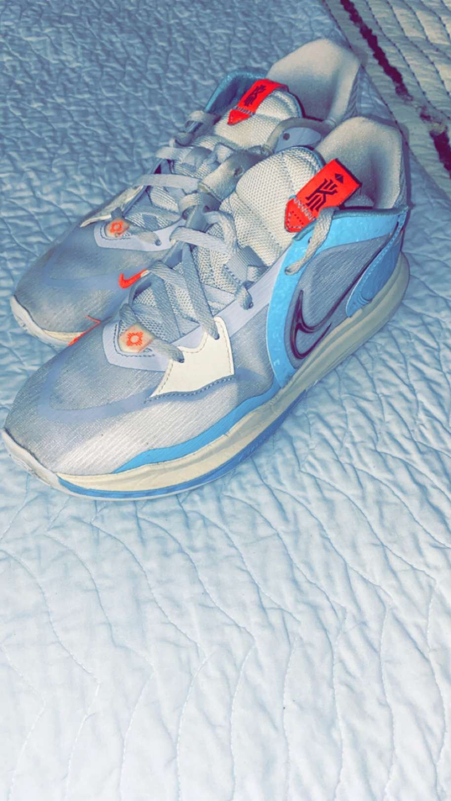 Nike kyrie Low 5’s Football Grey