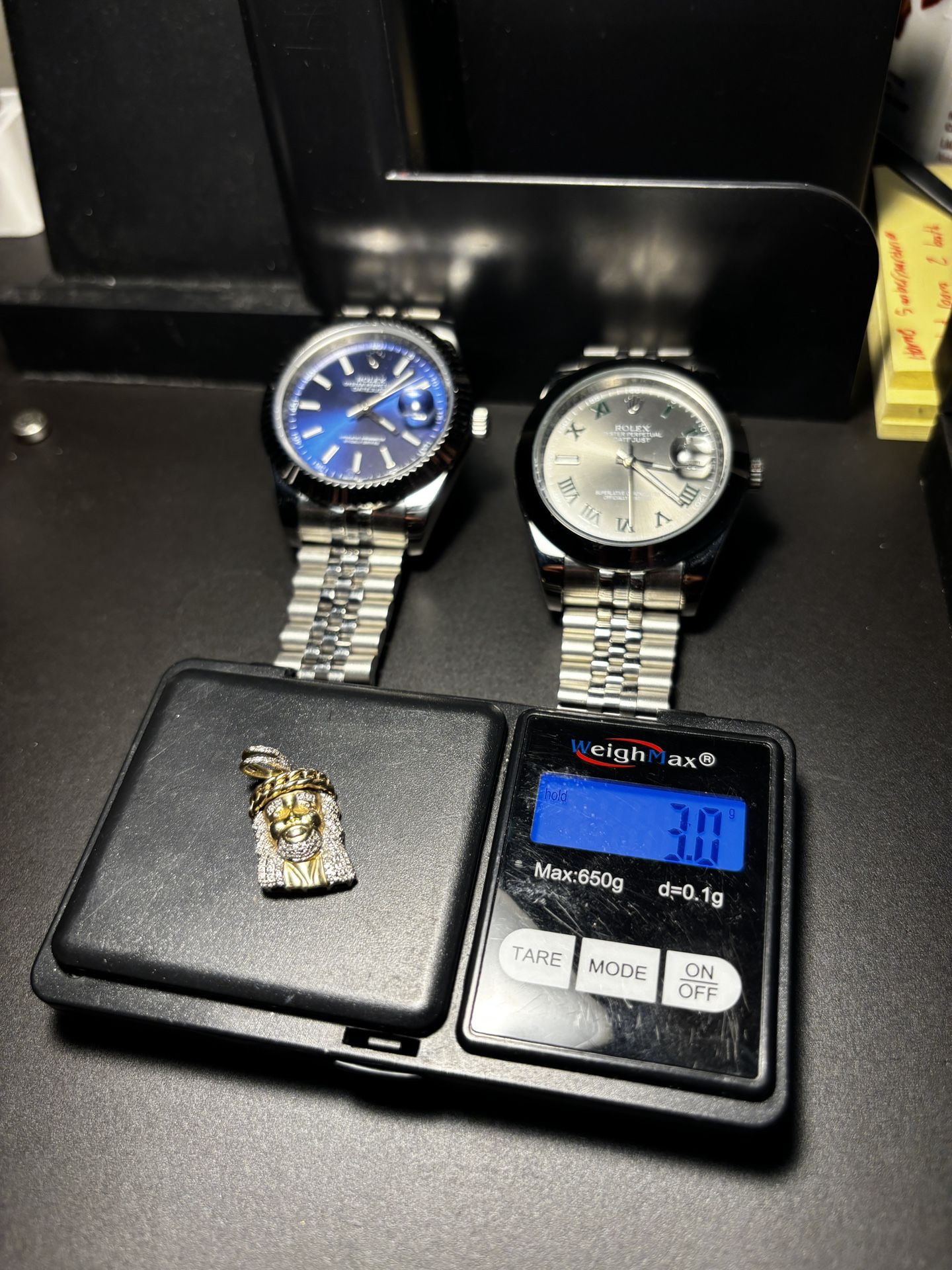 Gold And Real Diamond Chain Pendant⚜️