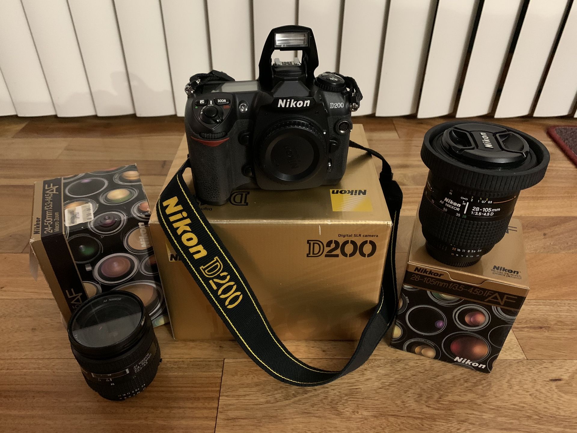 Nikon D200 w/two Nikon Zoom Lenses