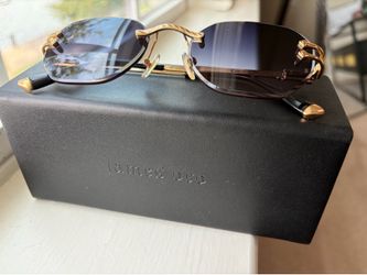 James Oro Black Tint / Gold Frame Opus sunglasses