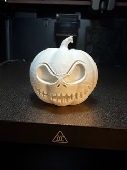 Mini Jack skellington pumpkin
