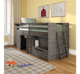 Kids loft bed w/ mattress