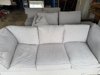Light grey  sectional sofa