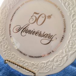 50th Anniversary Plate For grandparents