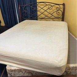 Queen Bed Frame With Box Spring And Mattress
