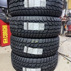 (4) - 265/65/18 Mastercraft Glacier Trex Snow Tires