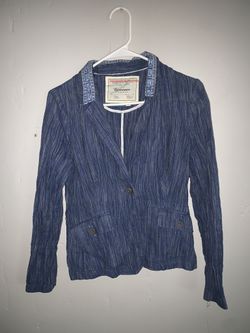 Anthropologie Cartonnier Blue Blazer Jacket