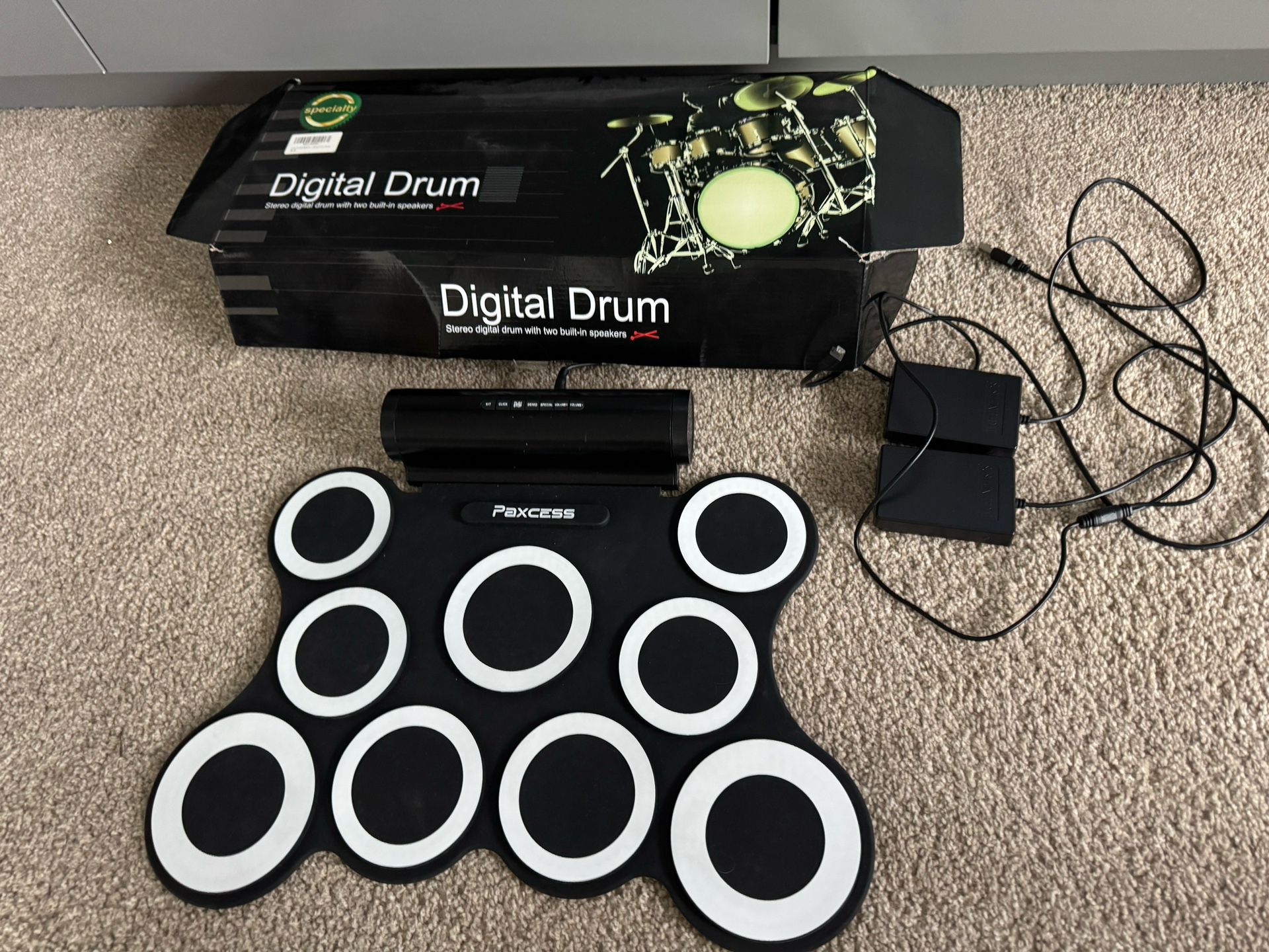 Digital Drums With Two Built In Speakers