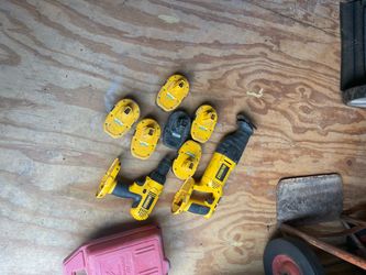 Sawsall , drill , batteries