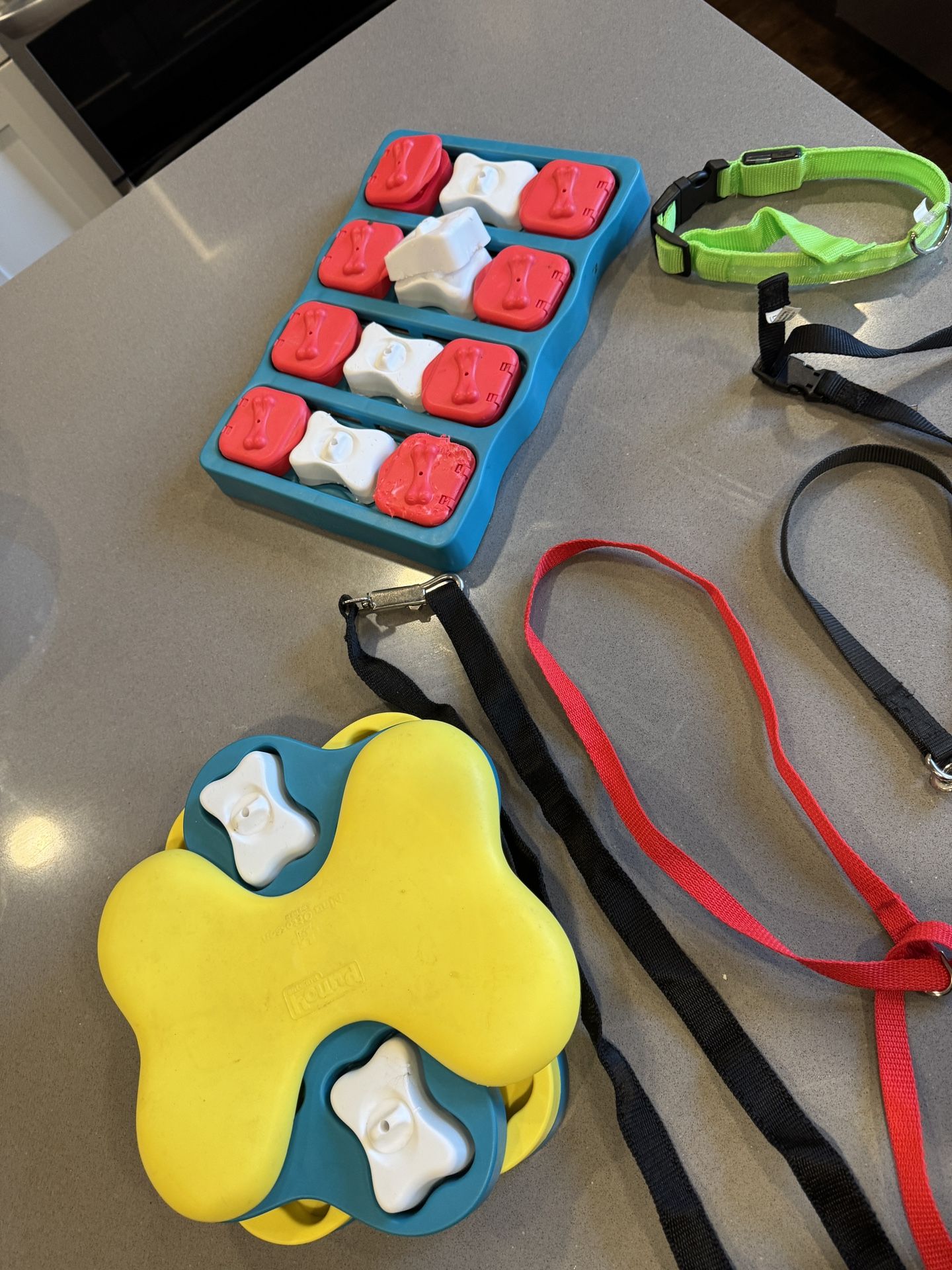 Dog Enrichment Toys Plus Bonus Training Collars