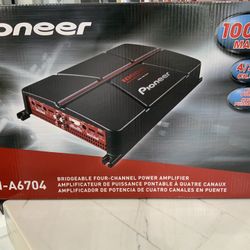 Pioneer 4 Channel Bridgeable Car Amplifier.  Brand New Never Opened Newest Model 