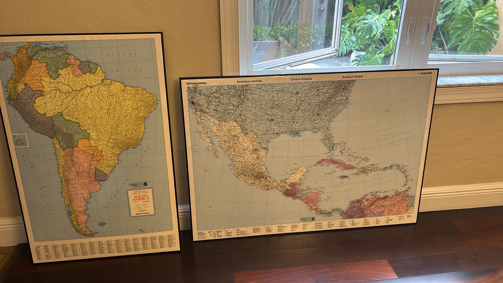Maps Of South And Central America - Framed