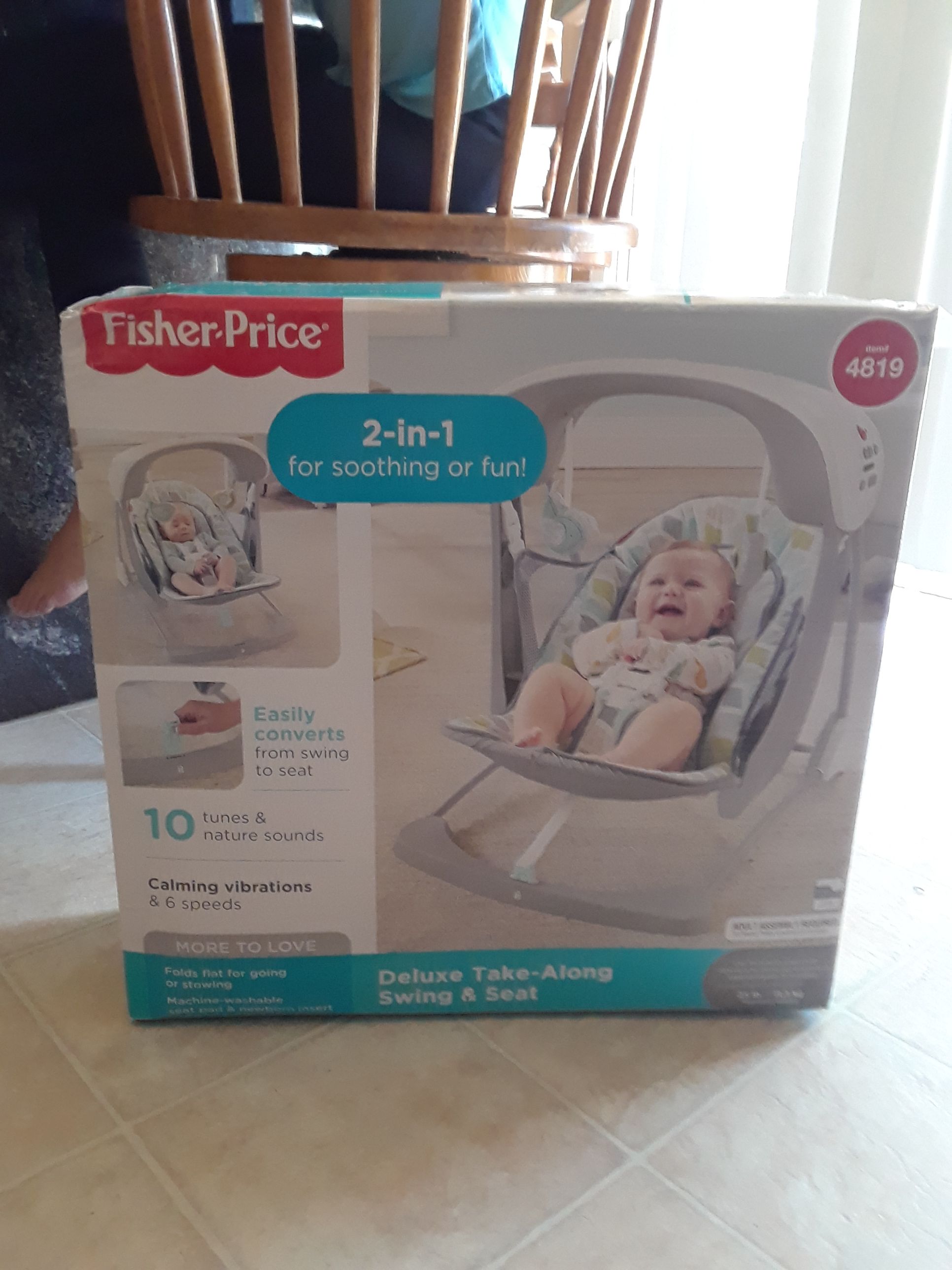 Baby swing and seat