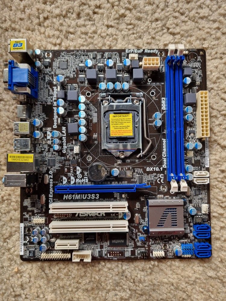 ASUS Motherboards ASRock H61M/U3S3 for Sale in Culver City, CA OfferUp