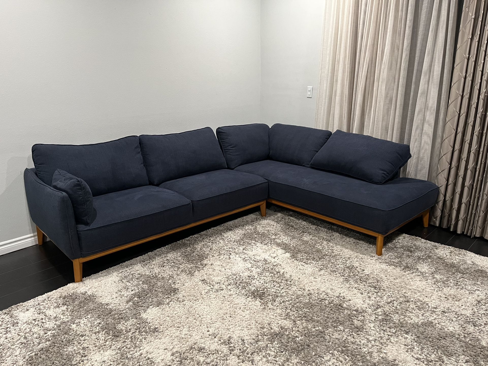 Jollene 113" 2-Pc. Fabric Sectional, Created for Macy's