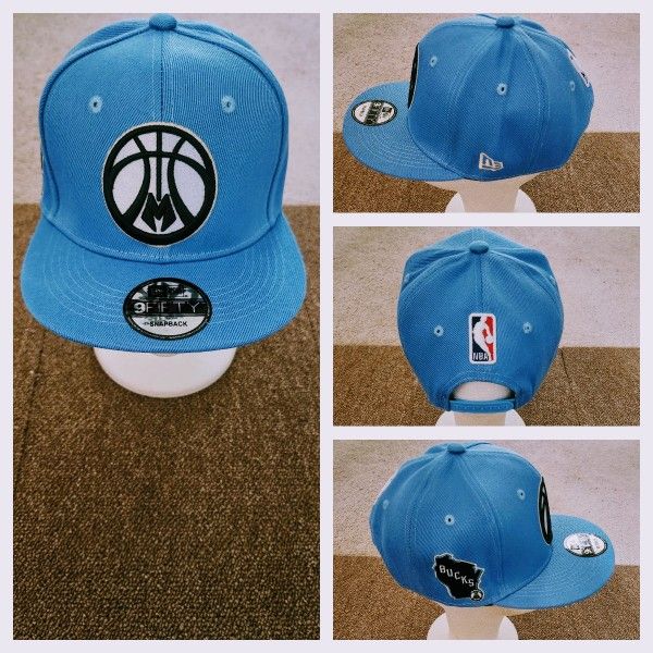 MILWAUKEE BUCKS NBA BASKETBALL 🏀 SNAPBACK HAT. 