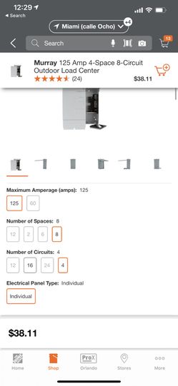 Murray LW004NR Electric Panel