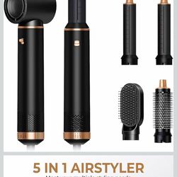 Brand new  5-in-1 Blow Dryer Brush & Air Styler Complete Set: Hair Dryer Brush, Hot Air Brush, Air Curler & Air Curling Wrap Hair Styling Tools for St