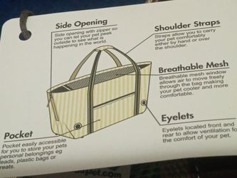 Pet Bag..Brand New Item.