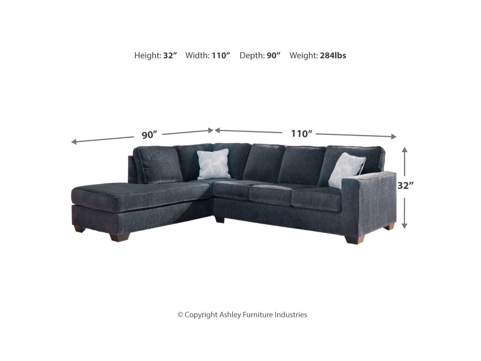 Sectional with Full size sleeper 