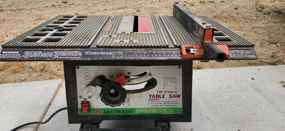 Alltrade 10" Table Saw