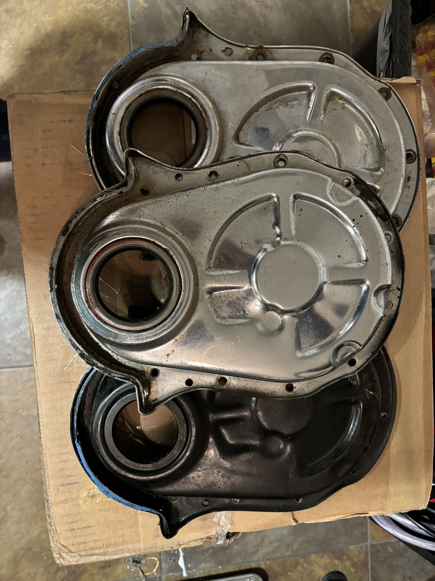 BBC Timing cover Chrome Chevy 396 427 454 Camaro Corvette