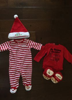 Christmas outfit for baby 3 months