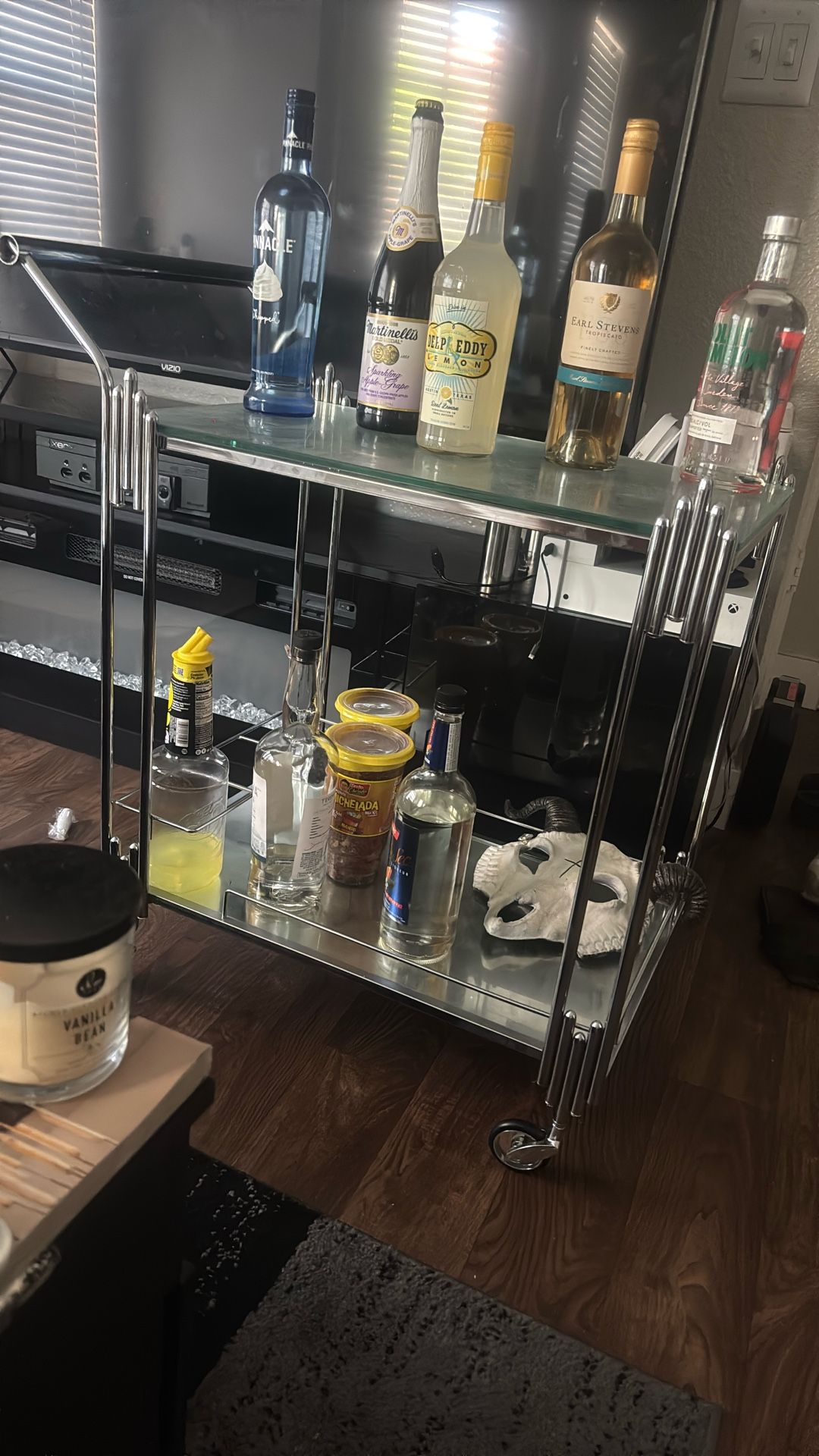 Moving Bar Table Service Stool