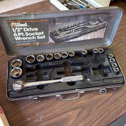 Allied 1/2 Drive 6pt. Socket Wrench Set