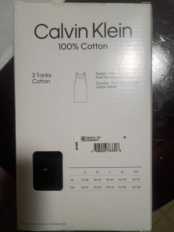 Calvin Klein Mens medium black tank tops