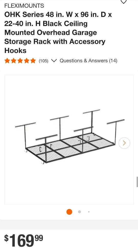 Garage Ceiling Storage Rack