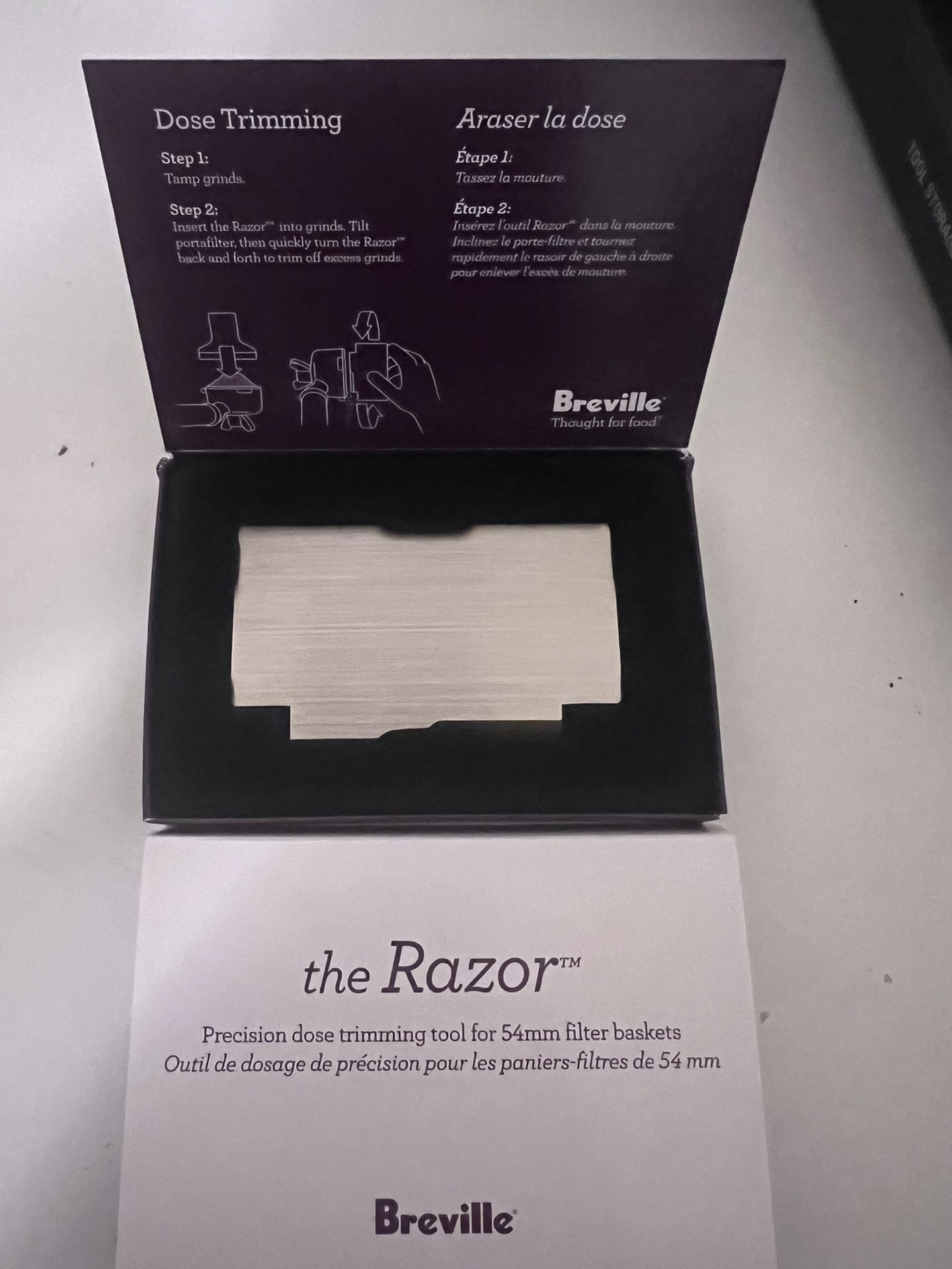 breville Barista 54mm Razor Trimming Tool