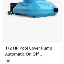 Pool Cover Pump Automatic