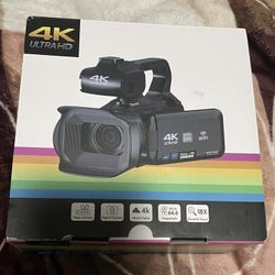 4K Vlogging Video Camera 