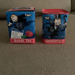 Monopoly Tin Bank