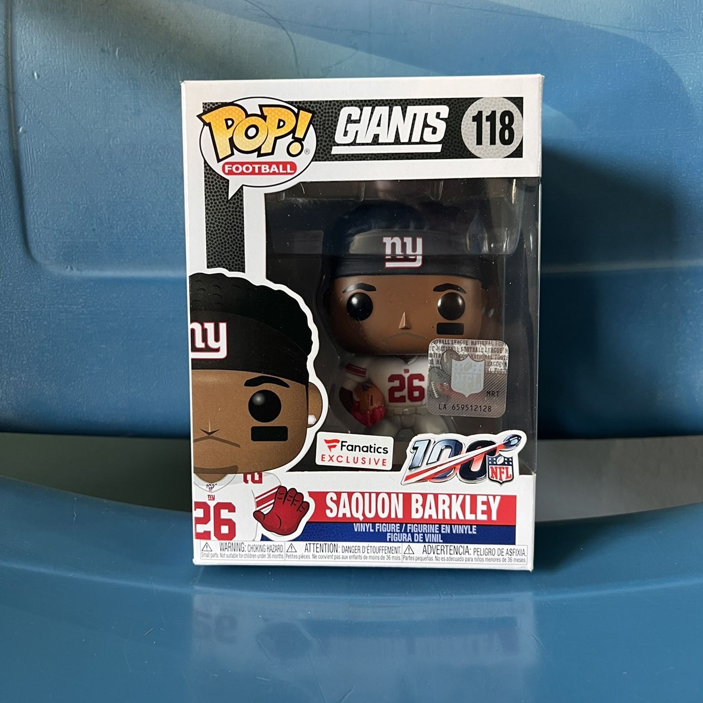 Funko NFL New York Giants POP Football Saquon Barkley Vinyl Figure