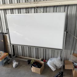 Large Double Side White Board