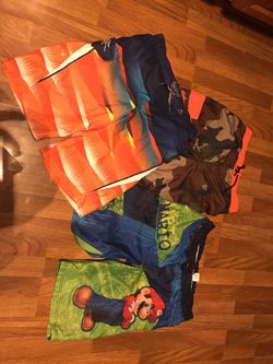 Boys swim shorts size 18 LOT $8