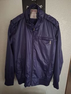 Smoke Rise Purple Bomber Jacket Size Large