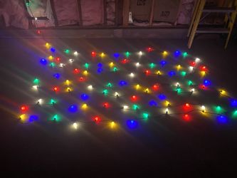 2- 30ft Strands Multi Color Christmas Lights