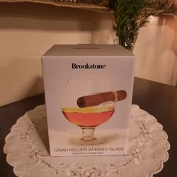 Cigar Holder Whiskey Glass 