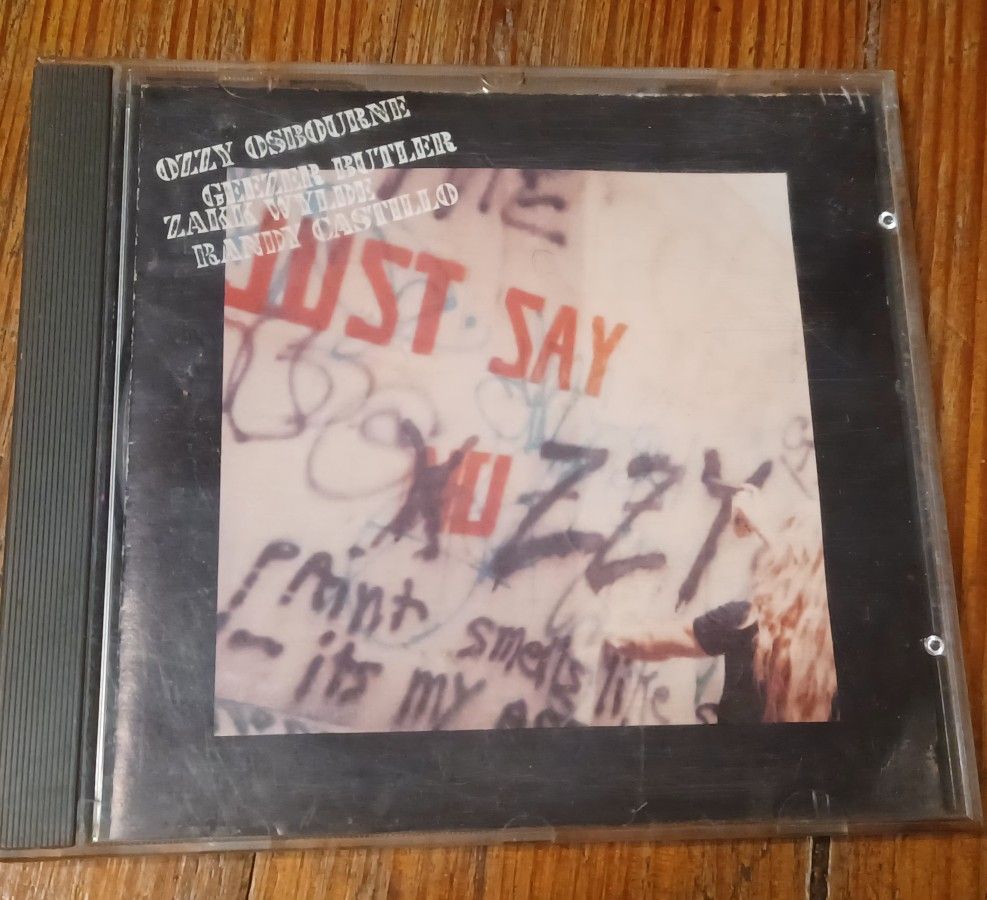 Ozzy Osbourne Music CD Just Say Ozzy Rock Prince Of Darkness Singer