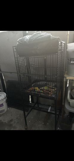 Cage for cockatoo