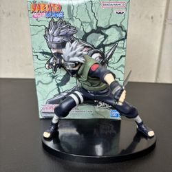 Bandai Naruto Shippuden Kakashi Hatake Vibration Stars Figure,  opened 