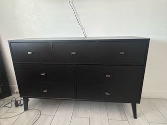Black dresser